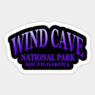 Wind Cave National Park, South Dakota Sticker